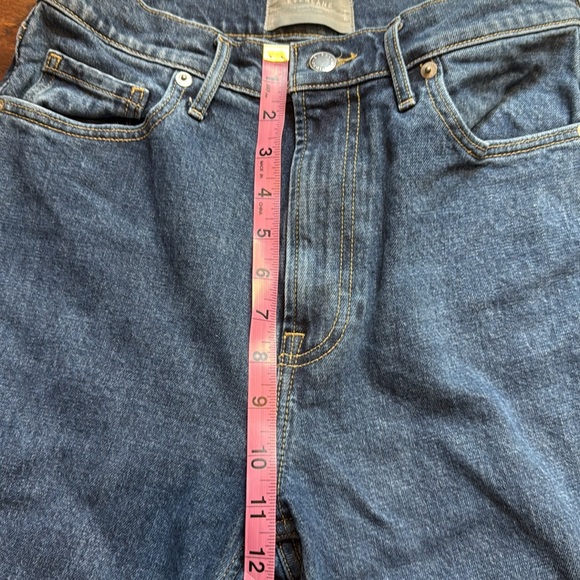 Everlane The Original Cheeky High Rise Straight Denim Jeans Washed Midnight 26 - Picture 13 of 13